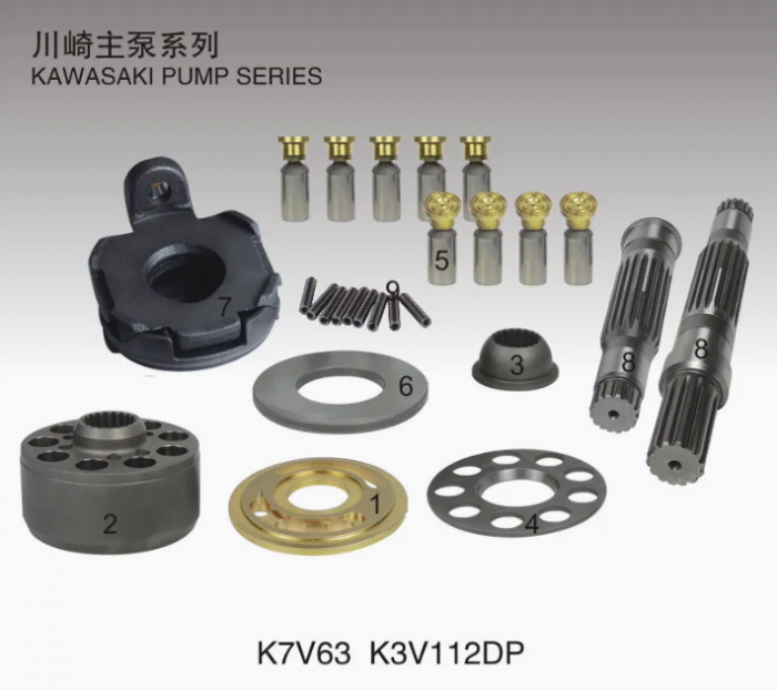 M2X Series Kawasaki Swing Motor Parts
