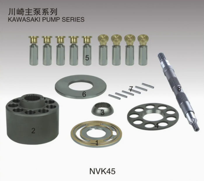 M2X Series Kawasaki Swing Motor Parts